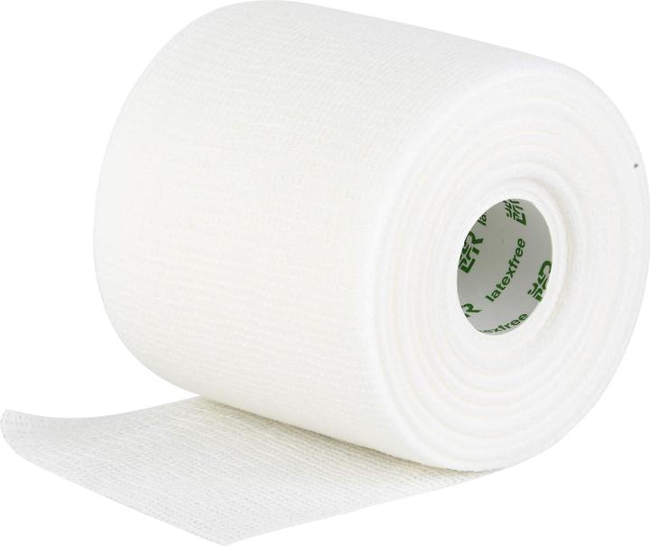 Actual product image Lohmann & Rauscher Mollelast adhesive latex free white 8cm x 20m stretched, 1 pc BIN