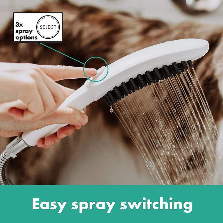 Produktbild hansgrohe DogShower Hundebrause 150 Select (3 Strahlarten, 7.60 l/min)
