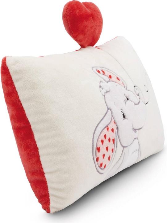 Actual product image NICI 61490 Cushion Love Elephant 43x25cm GREEN