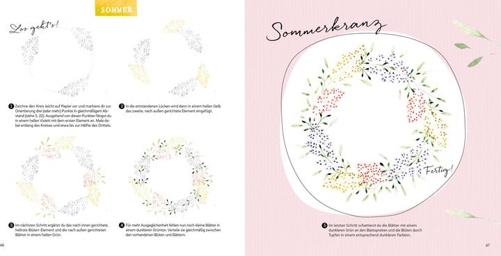 Immagine prodotto Watercolor fein und floral (Tedesco, Malin Lammers, 2021)