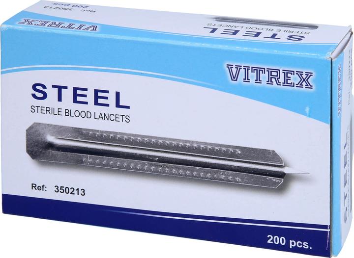 Produktbild Vivomed Blutlanzetten Metall einfach, 200 St LAN (Lanzette)