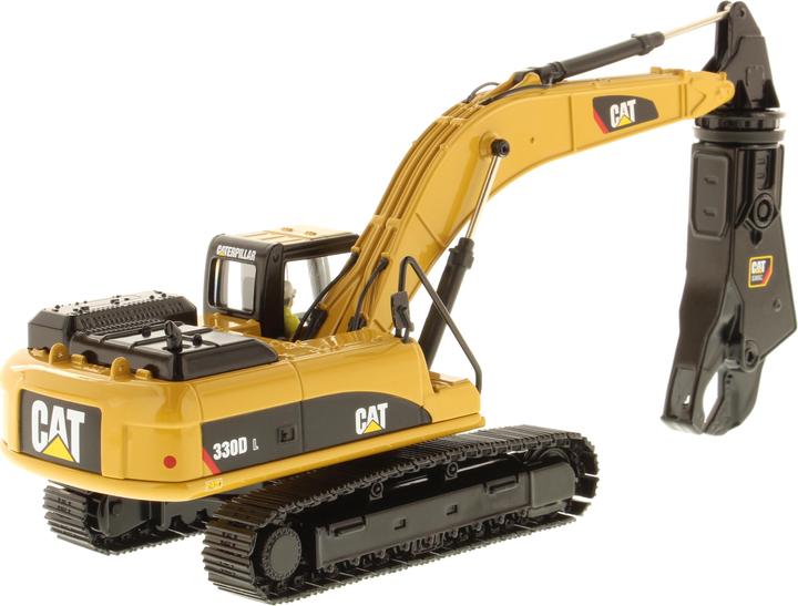 Actual product image Diecast Masters CAT 330D L Hydraulic Excavator with shear