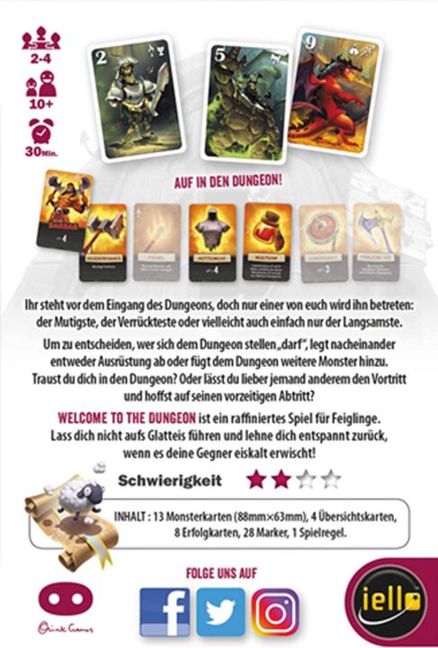 Actual product image Welcome to the dungeon (German, English)