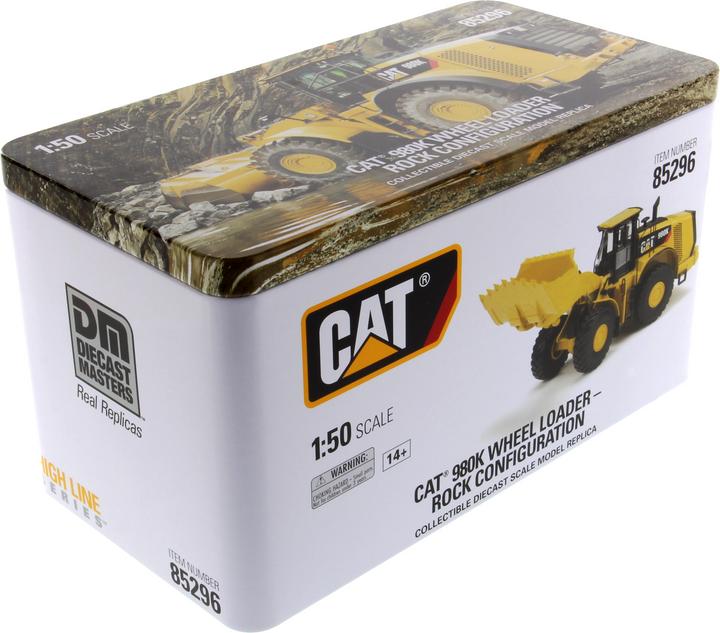 Image du produit Diecast Masters CAT 980K Wheel Loader Configuration Rock