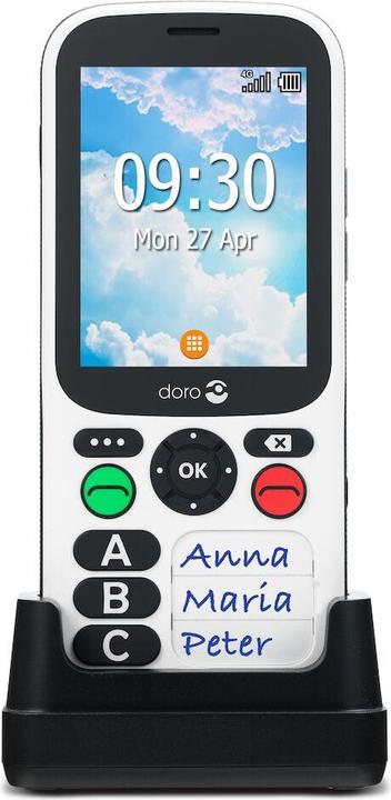 Actual product image Doro 780X IUP Black/White (2.80", 4G)