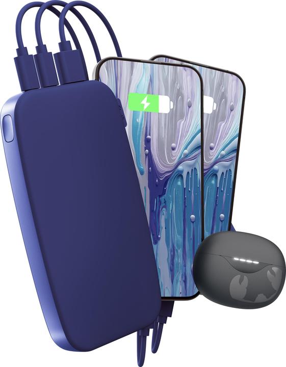 Immagine prodotto Fresh'N Rebel Fresh 'n Rebel Powerbank 18000 mAh Blue (18000 mAh, 20 W, 66.60 Wh)