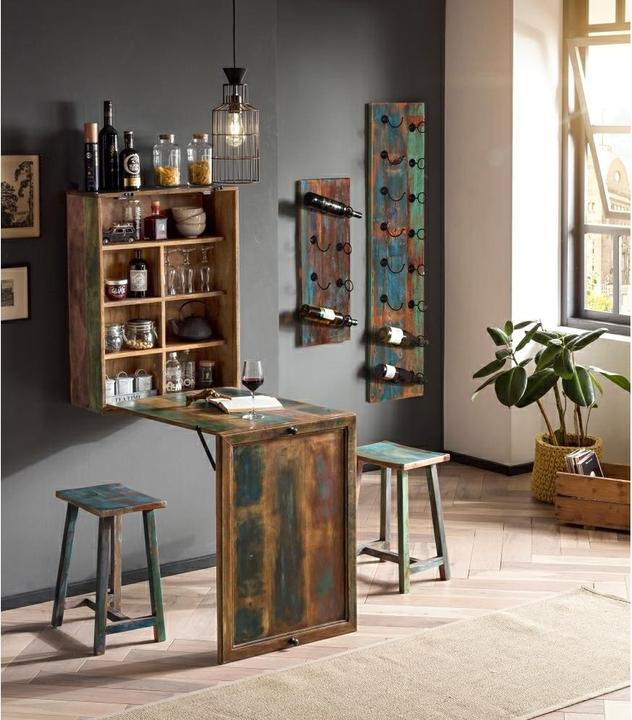 Image du produit SIT Möbel Casier à vin mural Riverboat (33 x 80 x 16 cm)