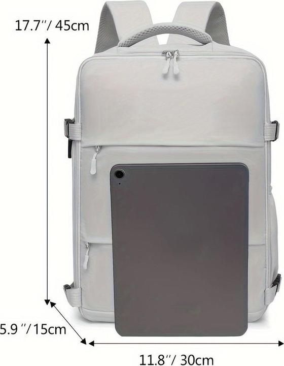 Only-Bags.Store Vielseitiger Reiserucksack mit Schuhfach - stylisches und strapazierfähiges Nylon, verstellbare