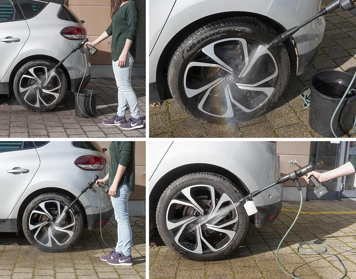 Produktbild AGT Druckreiniger mit Schaumdüse (Akkubetrieb)