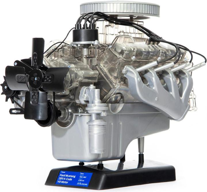 Actual product image Franzis Ford Mustang V8 engine