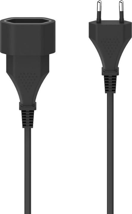 Productafbeelding Hama Verlengkabel met eurostekker, voor binnengebruik, 3 m, zwart (3 m)