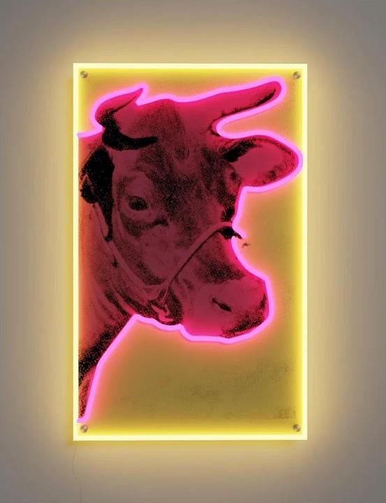Immagine prodotto YellowPop Mucca di Andy Warhol (60x37cm) (60 x 37 cm)