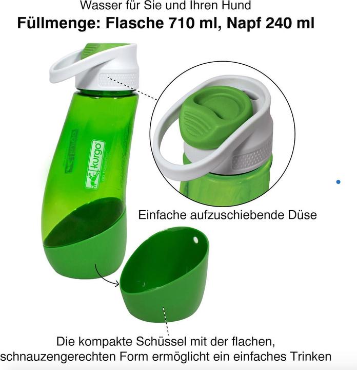 Actual product image Kurgo Gourd Water Bottle (0.71 l)