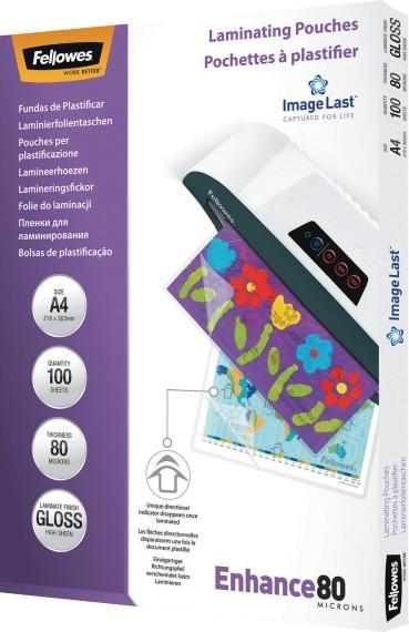 Produktbild Fellowes Enhance 80 (A4, 100 Stück, 80 µm)
