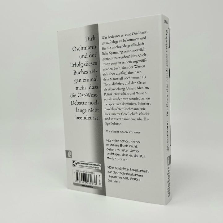 Immagine prodotto Der Osten: eine westdeutsche Erfindung (Tedesco, Oschmann, Dirk(Prof.Dr.), 2024)