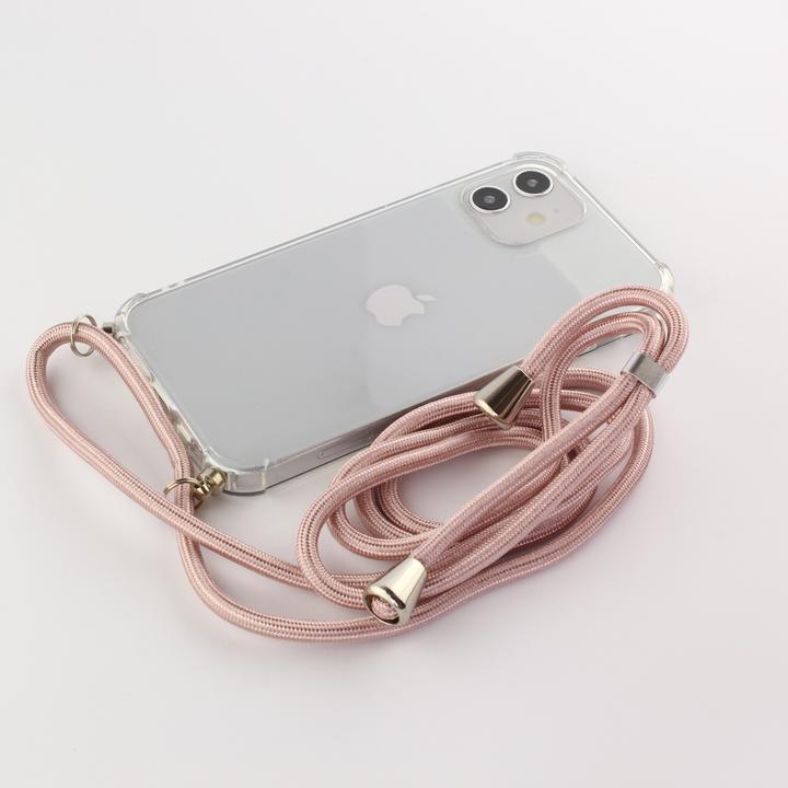 Immagine prodotto PhoneLook Coprire la gomma trasparente con la corda rosa (Apple iPhone 15 Pro Max)