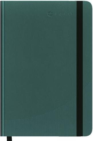 Actual product image Foraze Notebook Foray Classic saddle stitch DIN A5 Lined PP (polypropylene) (A5, Lined, Hardcover)
