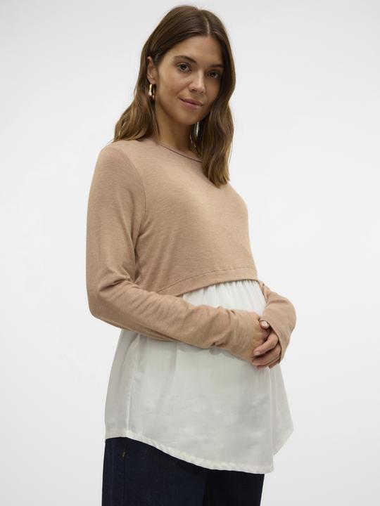Image du produit Mamalicious Coupe normale Top col rond Blouse (S)