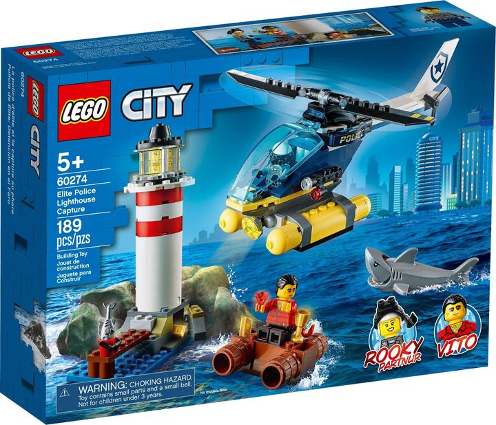 Actual product image LEGO City arrest at the lighthouse (60274, LEGO City)