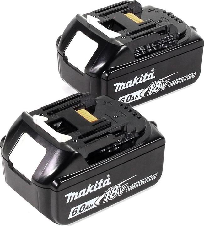 Produktbild Makita DUC 355 G2 Akku Kettensäge 36V ( 2x18V ) Brushless 35 cm + 2x 6,0 Ah Akku - ohne Ladegerät (Akku Kettensäge)