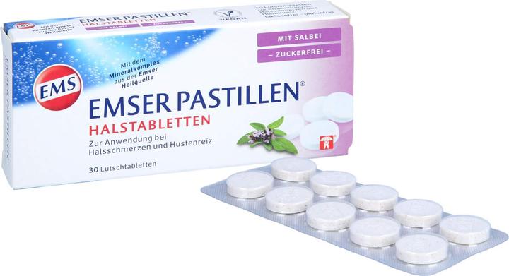 Immagine prodotto Emser Pastiglie senza zucchero con salvia (30 Pezzo/i)