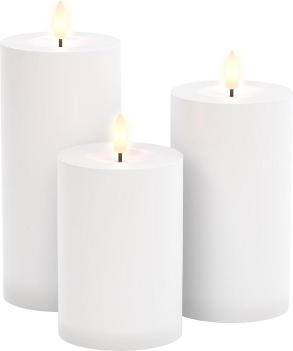 Goobay Set of 3 LED Candles "Outdoor (3 x)