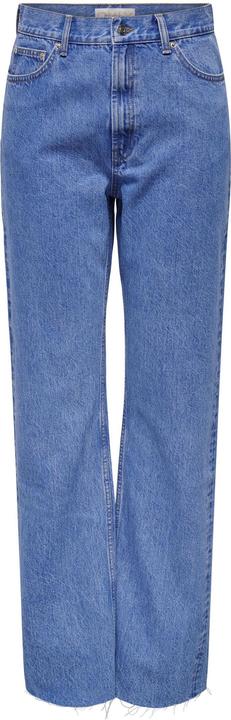 Only ONLRILEY Hohe Taille Gerade geschnitten Jeans Straight-Fit jeans