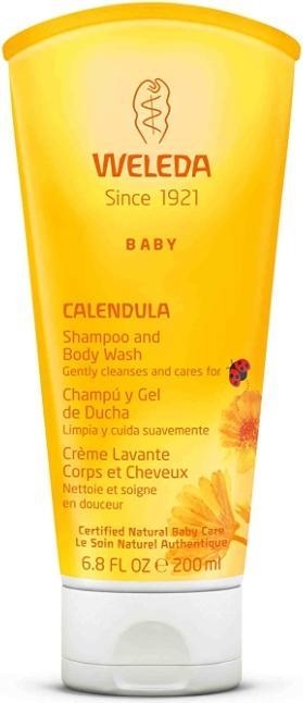 Produktbild Weleda Baby Calendula Shampoo And Body Wash (200 ml, Flüssiges Shampoo)