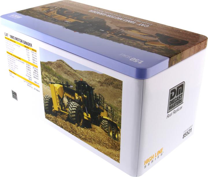 Actual product image Diecast Masters CAT 18M3 Motor Grader