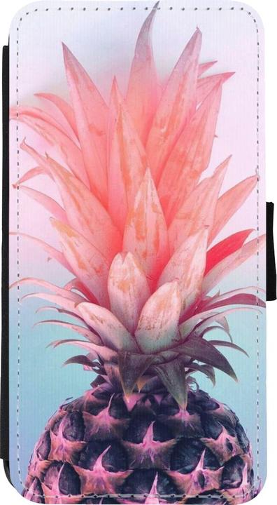Immagine prodotto PhoneLook Cover Portafoglio Nero Viola Rosa Ananas (Apple iPhone XS Max)