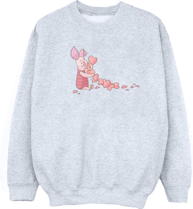 Disney Winnie The Pooh Piglet Chain Of Hearts Sweatshirt