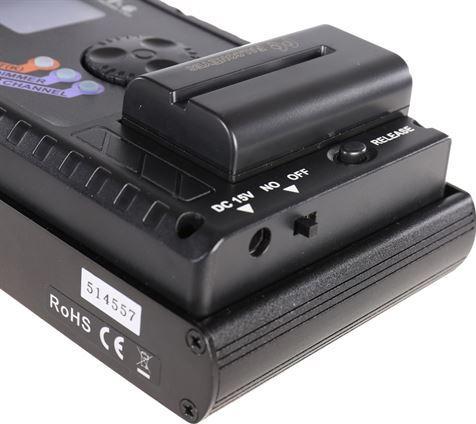 Actual product image Falcon Eyes Bi-colour LED lamp set T6 incl. rechargeable battery (Studio light)