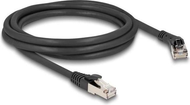 Image du produit Delock Câble réseau RJ45 Cat.8.1 S/FTP mâle 45ï¿½ à angle droit vers mâle droit jusqu'à 40 (S/FTP, CAT8.1, 2 m)
