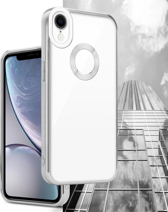 Actual product image Cadorabo TPU Chrome case with camera protection for Apple iPhone XR (Apple iPhone XR)