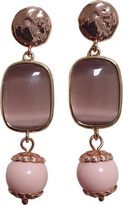 Actual product image L'Officiel Orecchino a buco rosa