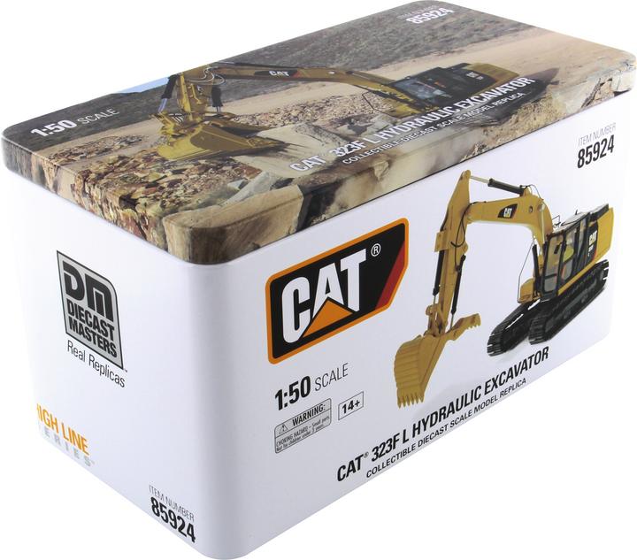 Actual product image Diecast Masters CAT 323F Medium Excavator
