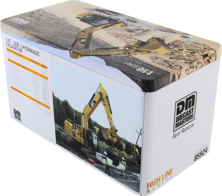 Actual product image Diecast Masters CAT 323F Medium Excavator