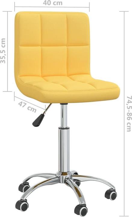 Immagine prodotto VidaXL Sedia da ufficio