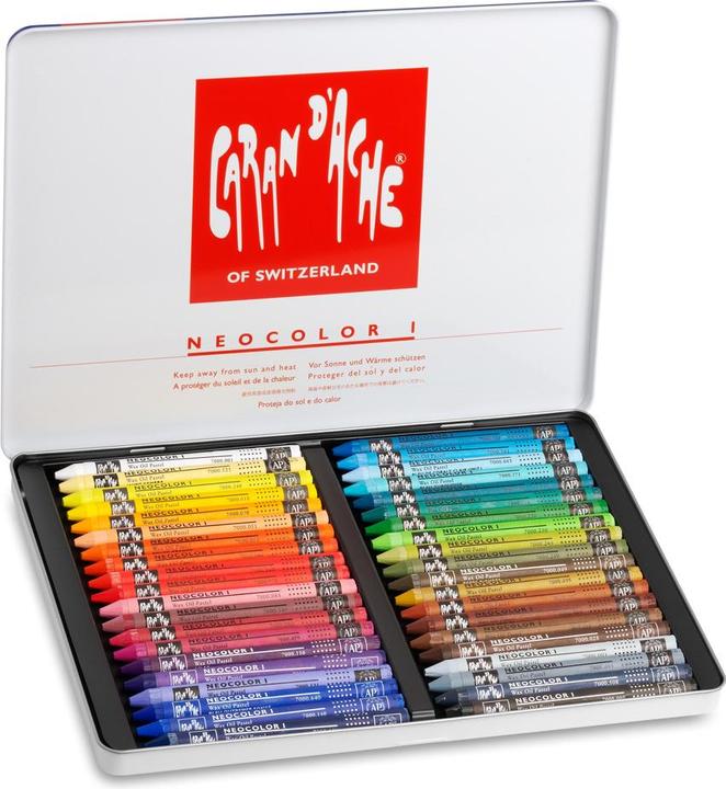 Immagine prodotto Caran d'Ache Neocolor I Metallschachtel (Multicolore, 40 x)