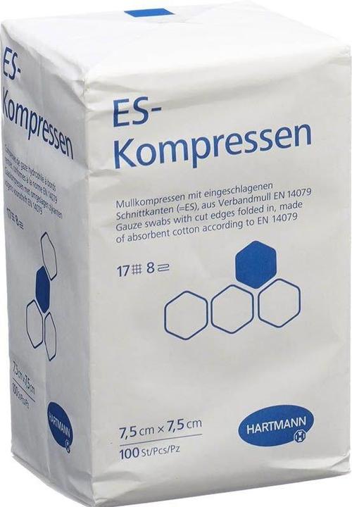 Hartmann ES-Kompressen 8fach 7.5x7.5cm