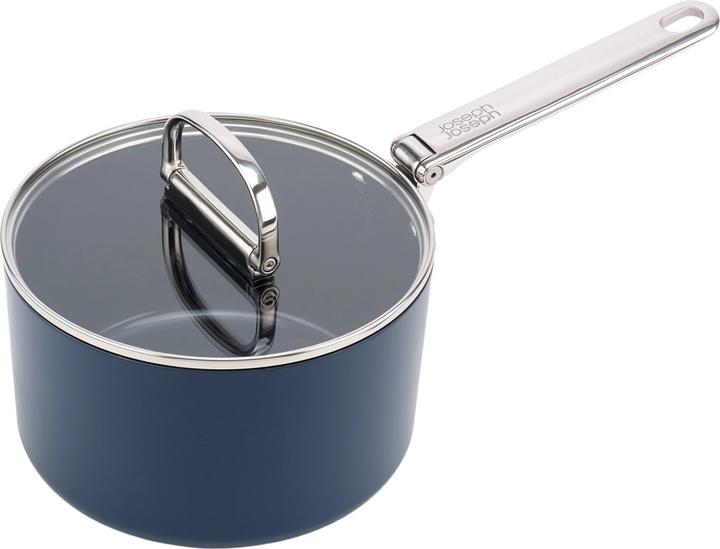 Joseph Joseph Space saucepan retractable handle with lid D19cm (19 cm, Saucepan, Aluminium)