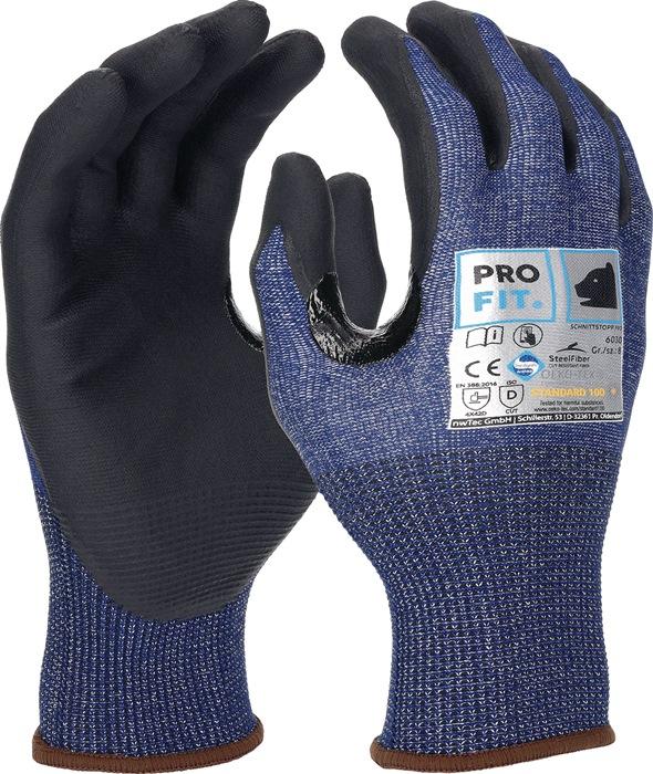 Image du produit Fitzner Gants de protection anti-coupures taille 10 bleu/noir EN 388 PSA II PRO FIT (10)