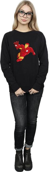 Actual product image Womens/Ladies Iron Man Simple Sweatshirt (XL)