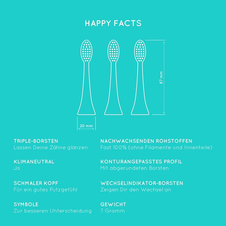 Actual product image happybrush SuperClean (3 x)