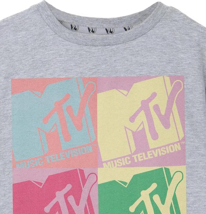 Actual product image MTV Girls Colour Block Marl T-Shirt (140)