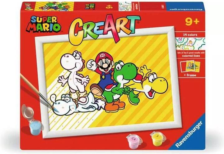 Actual product image Ravensburger CreArt - Painting by numbers - Super Mario