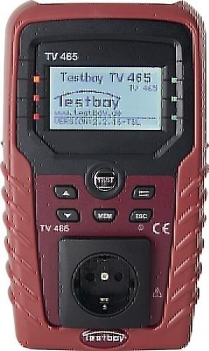 Produktbild Testboy Gerätetester TV 465 pro mit Schutzleiter- / Isolationswiderstand L235xB140xH80mm