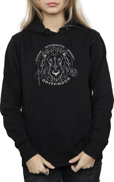 Immagine prodotto Gryffindor Seal Felpa con Cappuccio Donna (M)