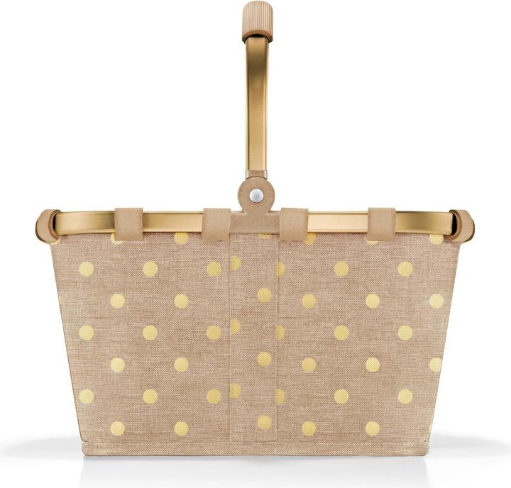 reisenthel carrybag XS frame metallic dots coffee
