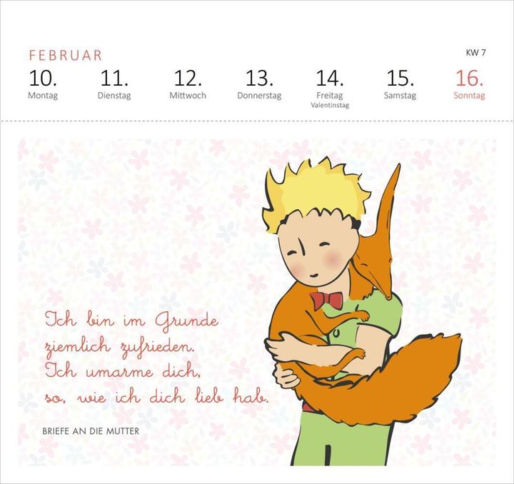 Image du produit Calendrier Postal Petit Prince (17 x 17 cm, Allemand)